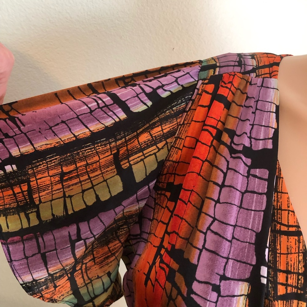 Bcbgeneration Bright Multi Colored Empire Dress S… - image 6